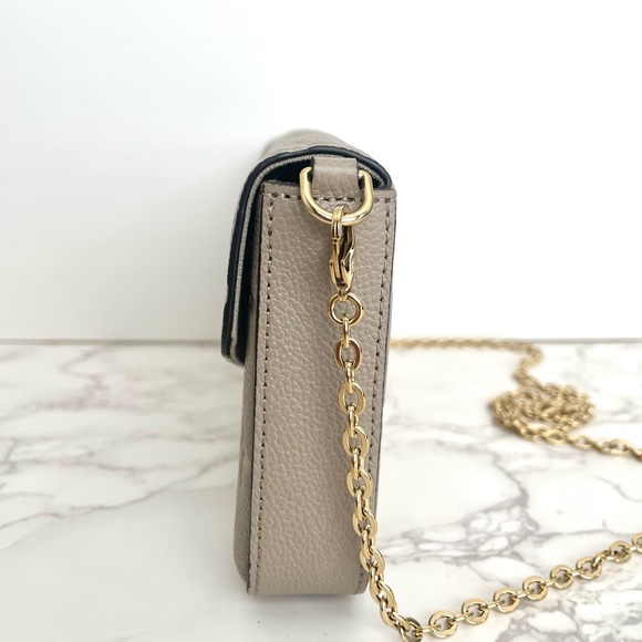 ❌SOLD❌ Authentic Louis Vuitton Felicie Pochette Empreinte Turtledove Crossbody - Picture 7 of 14